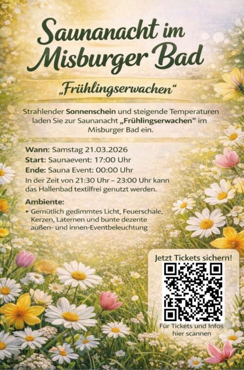 Saunanacht im Misburger Bad  21.03.2026